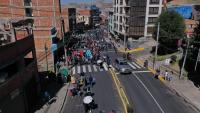 Comuna inaugura el asfalto más largo  de La Paz con una extensión de 3,5 km