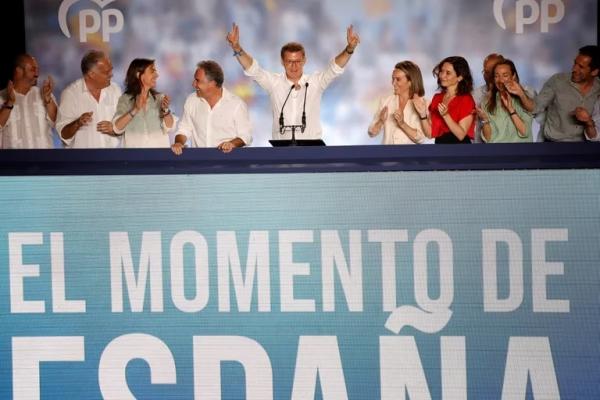 Partido Popular gana elecciones en  España pero no consigue mayoría