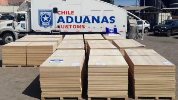 Chile incautó droga oculta en  madera proveniente de Bolivia