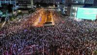 Manifestantes mantienen presión sobre Netanyahu por reforma judicial