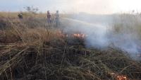 Bomberos liquidan  incendio en Otuquis