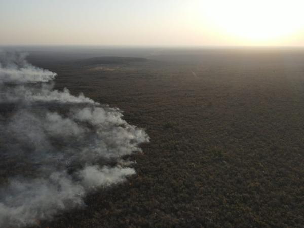 Declaran alerta naranja  por incendios forestales