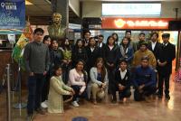 Visita de estudiantes de UPEA al Decano de la Prensa Nacional