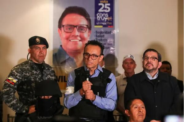 Christian Zurita excandidato  presidencial dejará Ecuador