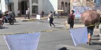 Universitarios bloquean en más  de 30 puntos en Cochabamba