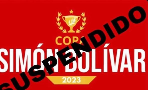 Suspenden la segunda fecha de la Copa Simón Bolívar