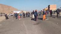 Pobladores y mineros de Siporo  bloquean carretera Potosí-Sucre
