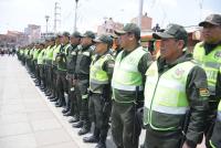 Destinan 132 efectivos  policiales para El Alto