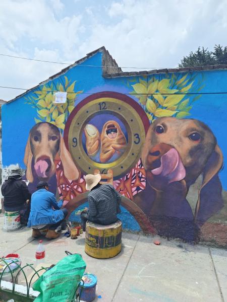 Con 13 obras, artistas “dan vida”  al Cementerio General paceño