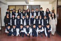 Estudiantes de la Unidad Educativa  Guillermo Monje visitan a EL DIARIO