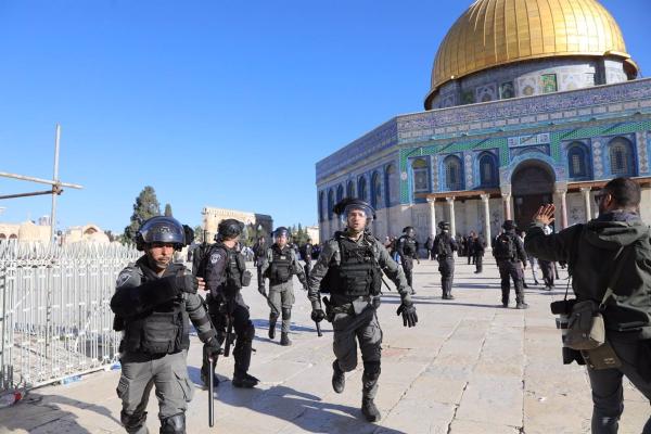 Decenas de judíos irrumpen en  la explanada de las Mezquitas