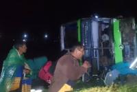 Diez heridos del accidente entre  un bus y otro vehículo en Colomi