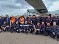 Llegan 40 bomberos forestales franceses para apoyar en mitigación de incendios