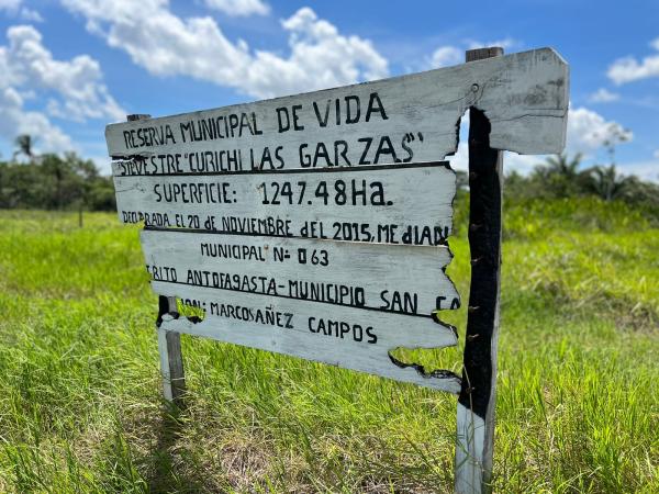 Realizan inspección al área protegida Curichi-Las Garzas