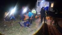 Bus cae 25 metros en Palos Blancos y deja 16 heridos