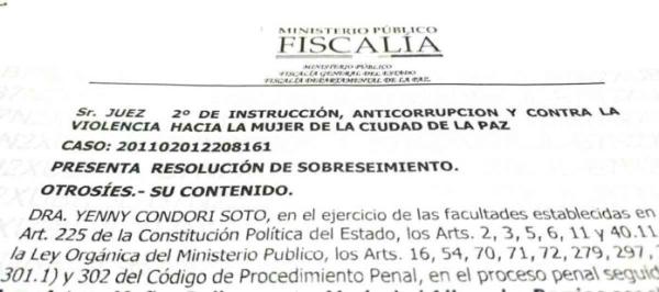 Exinstructor de Policía impugna sobreseimiento y recurre a Fiscalía