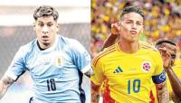 Uruguay y Colombia, choque imperdible