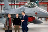 Países de la OTAN comienzan a  enviar aviones F-16 a Ucrania