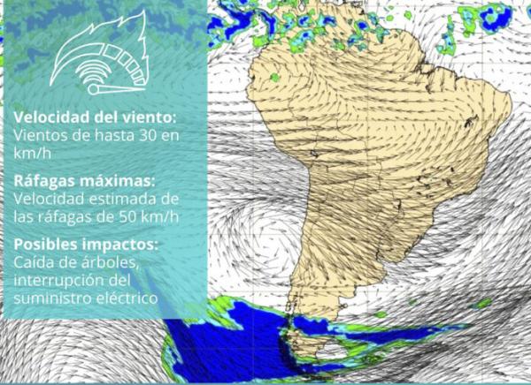 ¡Precaución! La Paz tendrá vientos fuertes durante los próximos seis días