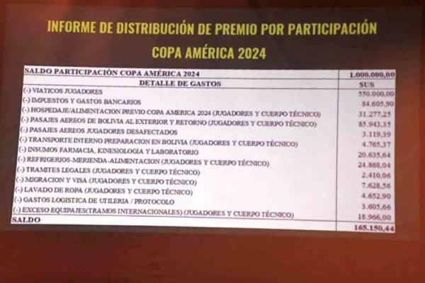 Costa rindió cuentas de la participación en Copa América