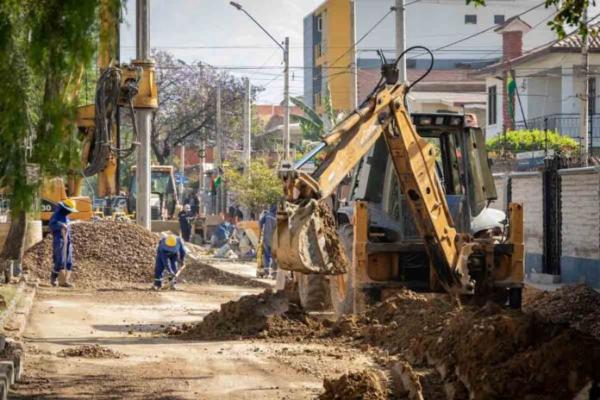 Avanza la construcción del  distribuidor de la avenida Perú