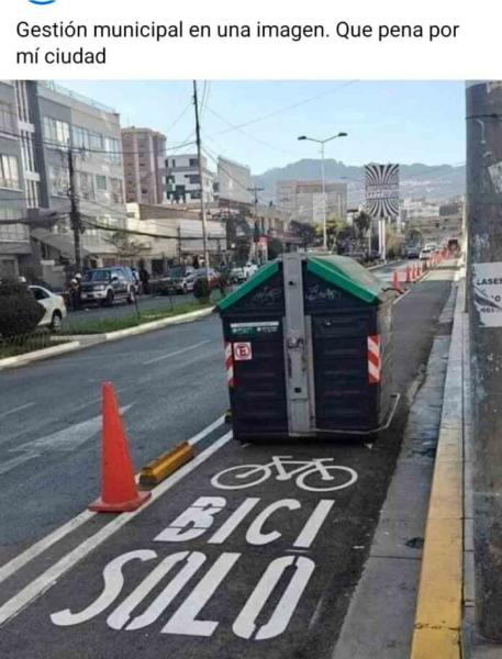 Tildan como “desatino” ejecución  de ciclovías en zona Sur paceña