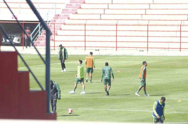 La Verde entrena en secreto en  El Alto