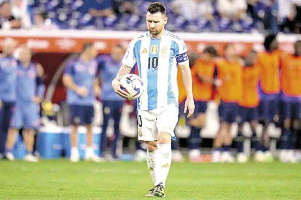 Argentina diezmado sin su capitán