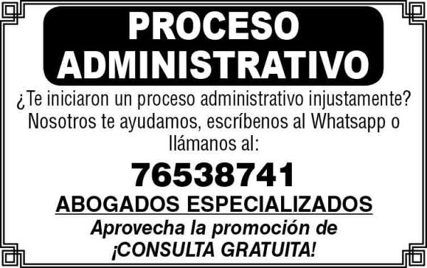 PROCESO ADMINISTRATIVO