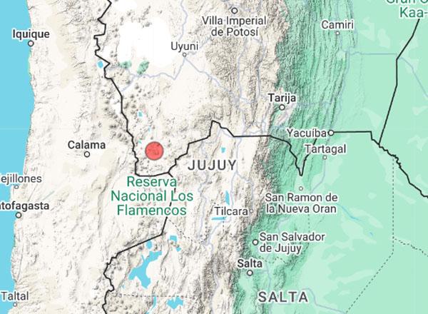 Un sismo se registra en la provincia Sud Lípez de Potosí