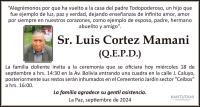 Sr. Luis Cortez Mamani