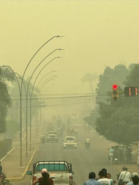 Los incendios y sequía dejan a  Riberalta al borde del colapso