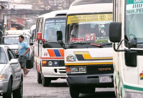 Transportistas de Santa Cruz cobrarán pasaje de Bs 3 desde el sábado