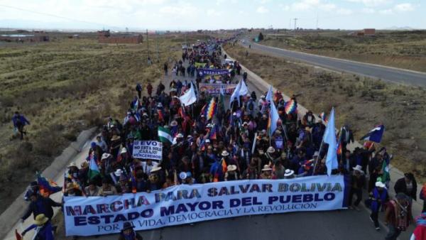 Proponen no confrontar marcha  y recibirla con banderas blancas