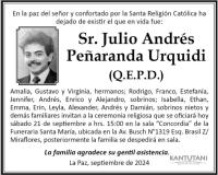 Sr. Julio Andrés Peñaranda Urquidi