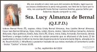 Sra. Lucy Almanza de Bernal