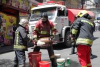 Reportan deflagración de garrafa en calle Colombia