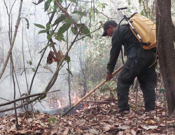 Lluvia sofocó la mayor parte de incendios en la Chiquitania de Santa Cruz