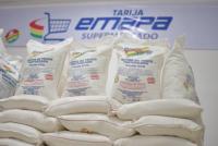 Entregan 1.5 millones de bolsas de 50 kilos de harina a panificadores