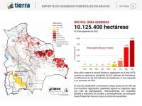 Califican como el mayor desastre  incendios en el oriente boliviano