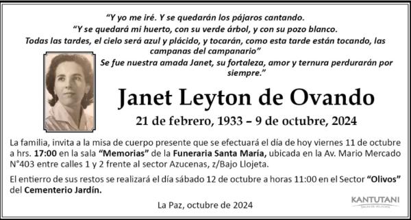 Janet Leyton de Ovando