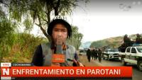 A puñetazos y pedradas violentaron  el trabajo de periodistas en Parotani