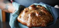 Pan de Muerto de chocolate