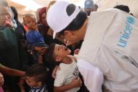 Vacunación contra la polio llega al 80% de niños en Franja de Gaza