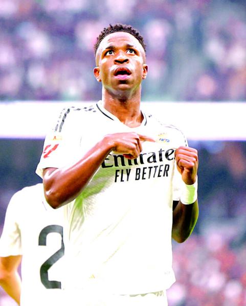 Vinicius Junior brilla en la goleada del Real Madrid