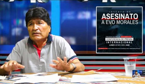 Evo Morales acusa a la prensa nacional  de considerarlo “enemigo número uno”