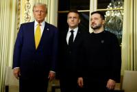 Macron promueve una reunión  trilateral con Zelenski y Trump