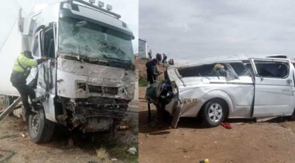 Accidente en carretera La Paz -Oruro deja 13 fallecidos. (18:12)