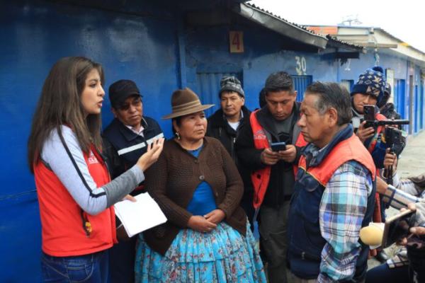 Notifican a casi 90 amautas para desalojo de casetas