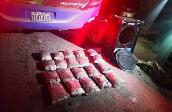 Hallan 20 paquetes de marihuana en Camargo